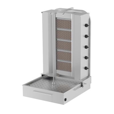 Kalitegaz KLG252 Chef Döner Geniş Kesim 5 Radyanlı Döner Makinesi, Gazlı - 1
