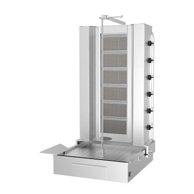 Kalitegaz KLG253 Chef Döner Geniş Kesim 6 Radyanlı Döner Makinesi, Gazlı - 1