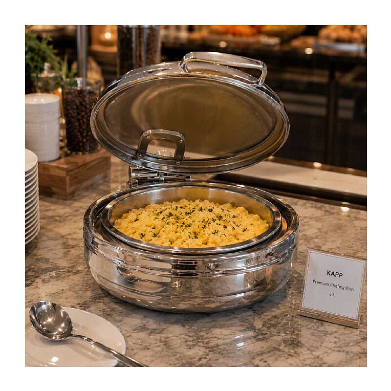 Kapp Carina Serisi Chafing Dish, 5.7 L, İndüksiyonlu - Kapp