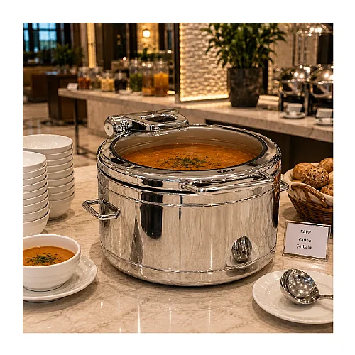 Kapp Carina Serisi Çorbalık Chafing Dish, 14.3 L, Elektrikli - 3