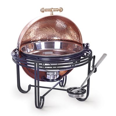 Kapp Chafing Dish, Dövme Bakır, Yuvarlak - 1
