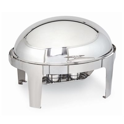 Kapp Classic Chafing Dish Roll Top, Oval, 9 L, Jel Yakıtlı - 1