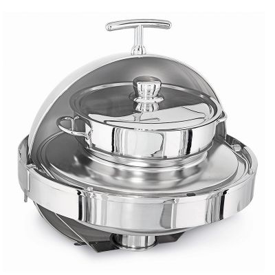 Kapp Delux Chafing Dish Gömme Çorbalık, 6 L, Jel Yakıtlı - 1