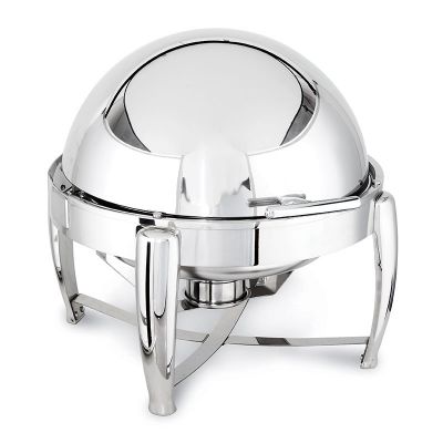 Kapp Delux Chafing Dish Roll Top, Yuvarlak, 6 L, Jel Yakıtlı - 1