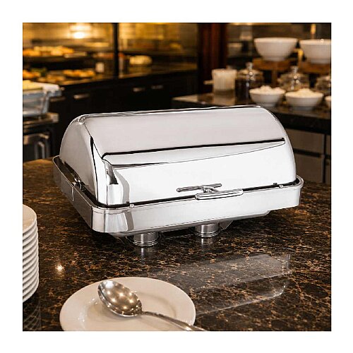 Kapp Delux GN 1/1 Gömme Chafing Dish, 9 L, Jel Yakıtlı+Elektrikli - 2