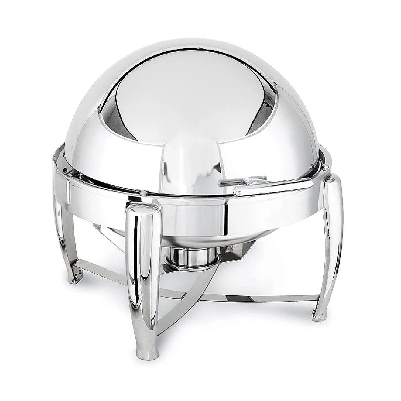 Kapp Delux Yuvarlak Roll Top Chafing Dish, 6 L, Jel Yakıtlı+Elektrikli - Kapp