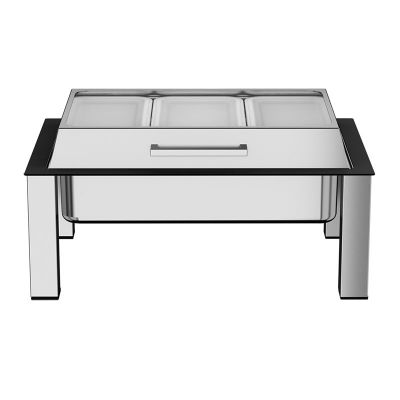 Kapp Chafing Dish, GN 1/1, Cam Kapaklı, 9 L - 1