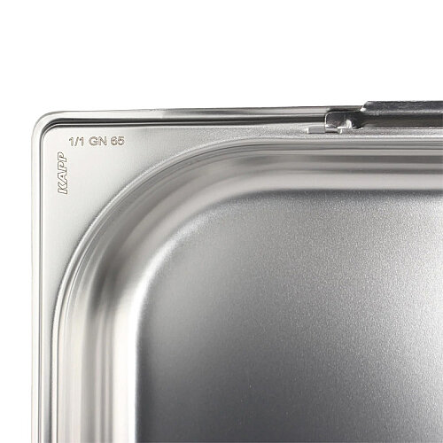 Kapp GN 1/1-65 mm Paslanmaz Çelik Saplı Gastronorm Küvet - 3