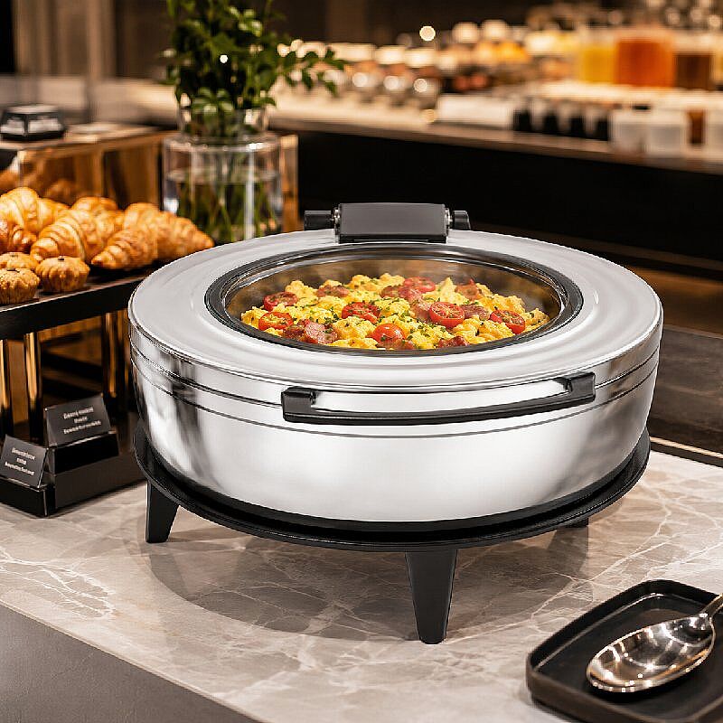 Kapp GN 1/1 Titan Chafing Dish, 5.7 L, Elektrikli, Siyah - Kapp