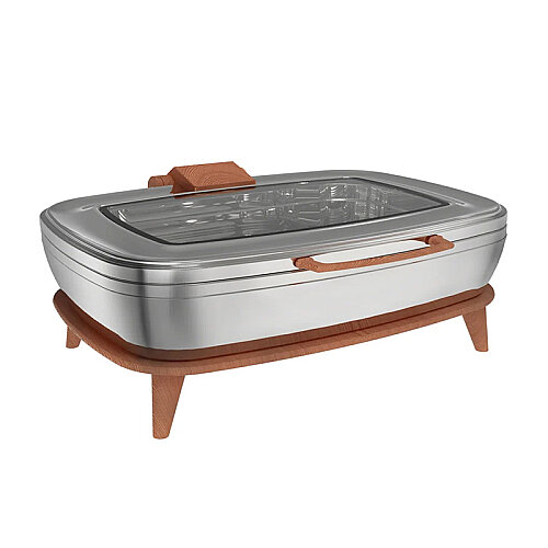 Kapp GN 1/1 Titan Chafing Dish, 9 L, Ahşap - Kapp