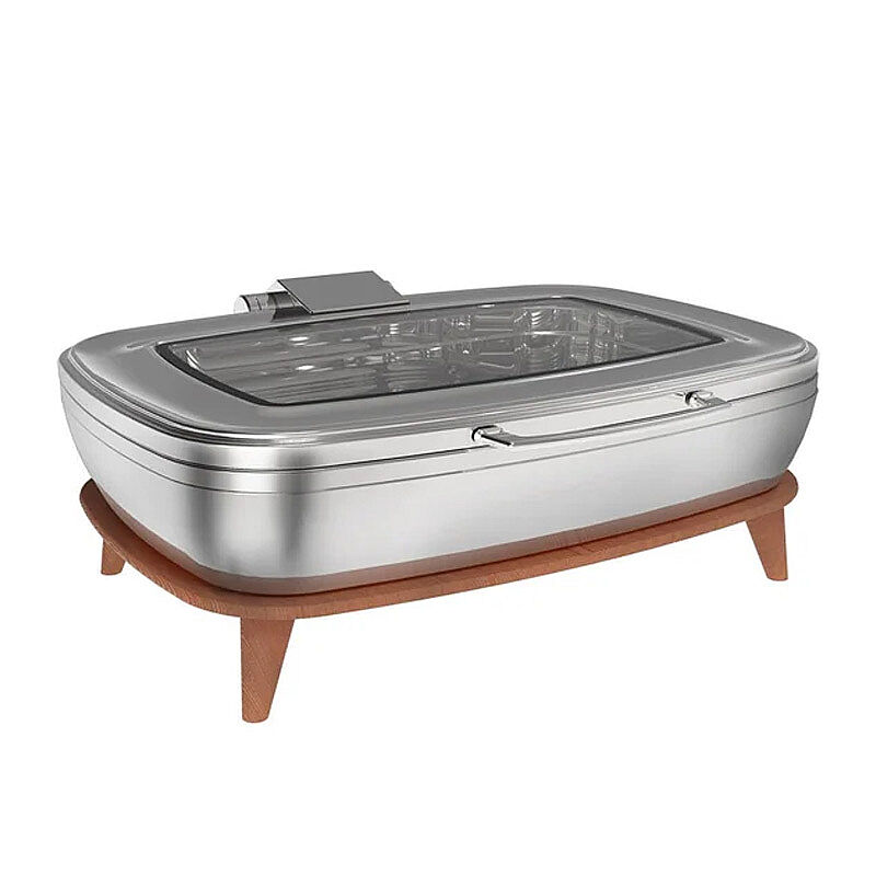 Kapp GN 1/1 Titan Chafing Dish Ayaklı Stand, 9 L İçin, Ahşap - Kapp