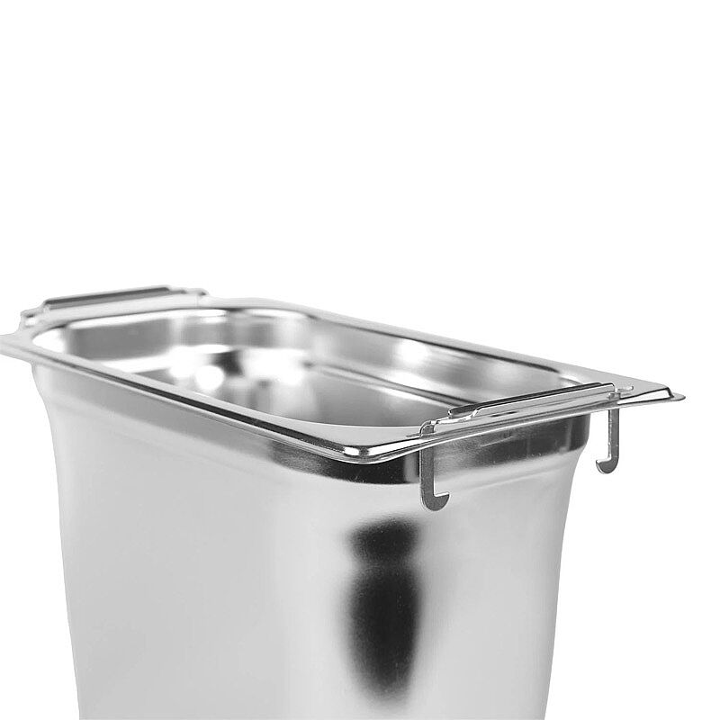 Kapp GN 1/4-200 mm Paslanmaz Çelik Saplı Gastronorm Küvet - Kapp