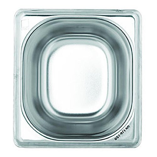 Kapp GN 1/6-100 mm Paslanmaz Çelik Standart Gastronorm Küvet - Kapp
