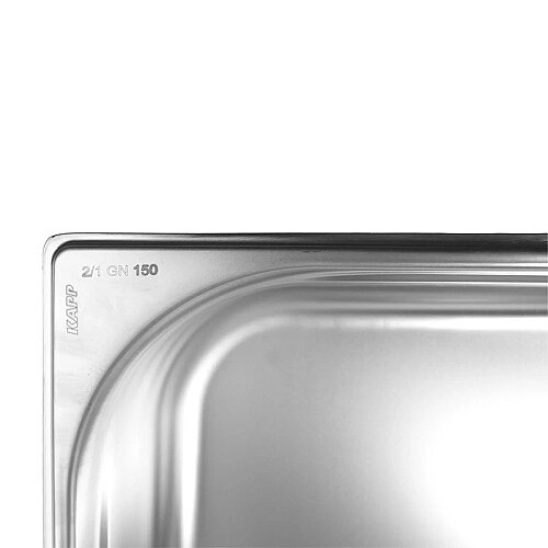 Kapp GN 2/1-150 mm Paslanmaz Çelik Saplı Gastronorm Küvet - 4