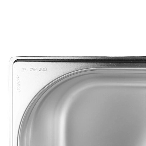 Kapp GN 2/1-200 mm Paslanmaz Çelik Saplı Gastronorm Küvet - 4