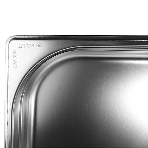 Kapp GN 2/1-65 mm Paslanmaz Çelik Standart Gastronorm Küvet - 4