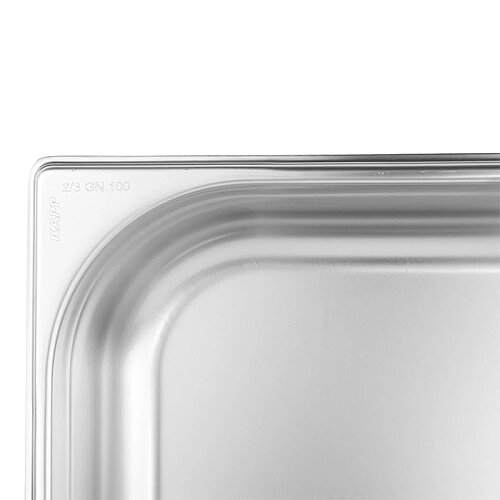 Kapp GN 2/3-100 mm Paslanmaz Çelik Standart Gastronorm Küvet - 4