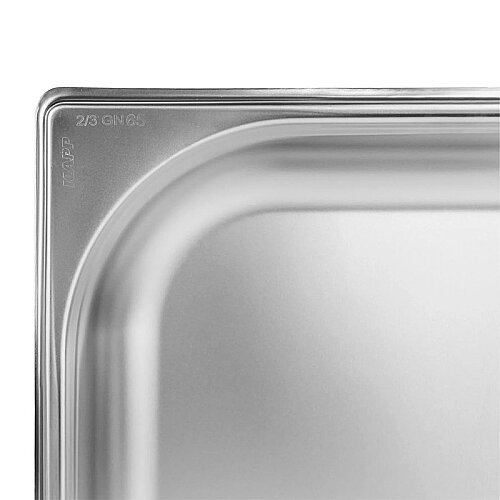 Kapp GN 2/3-65 mm Paslanmaz Çelik Standart Gastronorm Küvet - 4