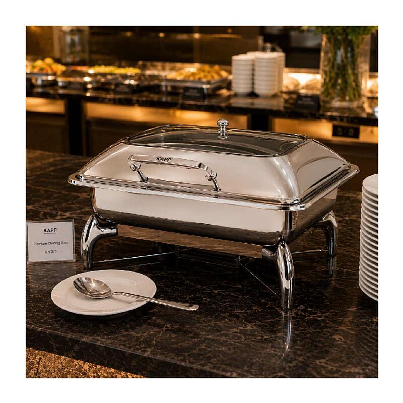 Kapp GN 2/3 Premium Chafing Dish, 6 L, Elektrikli - Kapp