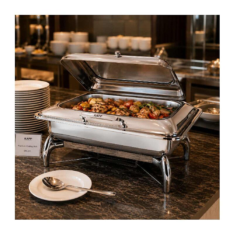 Kapp GN 2/3 Premium Chafing Dish, 6 L, Elektrikli - Kapp