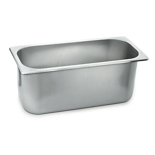 Kapp GN Paslanmaz Çelik Gastronorm Dondurma Kabı, 36x17x6.5 cm - Kapp