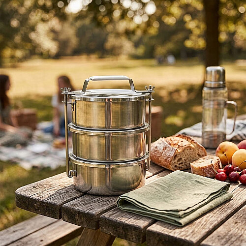 Kapp Paslanmaz Çelik Standart Sefer Tası, 18x8x3 cm - 2
