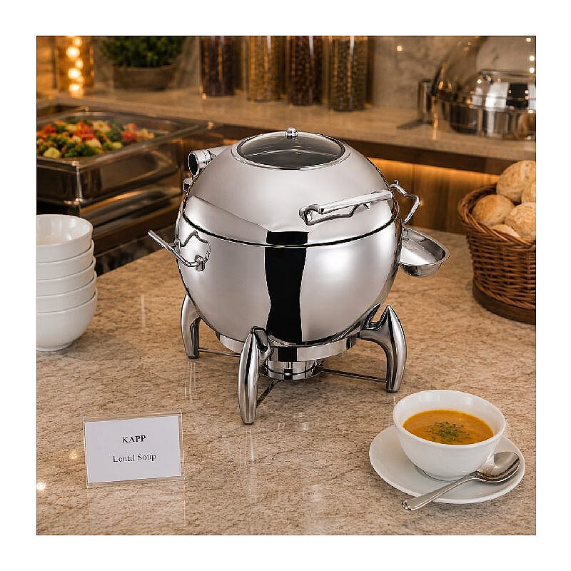 Kapp Premium Serisi Çorbalık Chafing Dish, 11 L, Elektrikli - Kapp