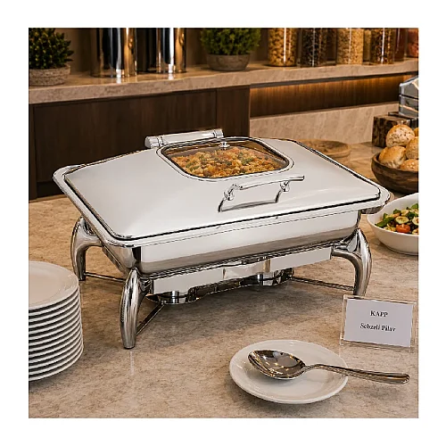 Kapp Premium Serisi GN 1/1 Chafing Dish, 9 L, Elektrikli - 3
