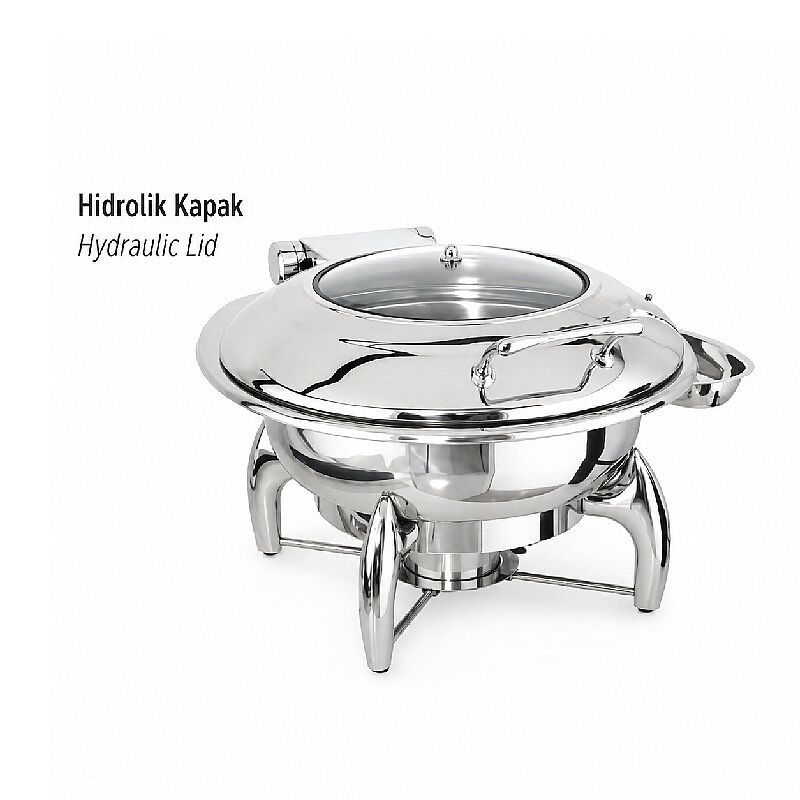 Kapp Premium Serisi Yuvarlak Chafing Dish, 6 L, Elektrikli - Kapp