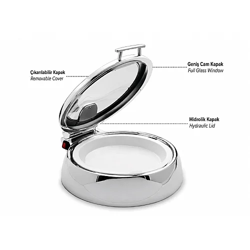 Kapp Vega Serisi Çorbalık Chafing Dish, 11 L, Elektrikli - 4