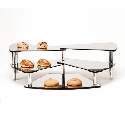 Zicco ZCP-217 Mervidenli Aynalı Papyon Teşhir Standı, 24 cm - 1