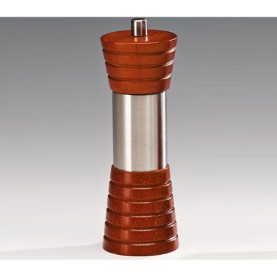 Zicco LH-717SB Ahşap ve Çelik Karabiber Değirmeni, 16 cm - 1