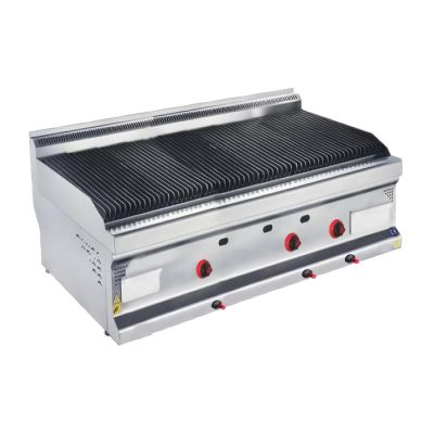 Karacasan 600 Seri Döküm Lavataş Izgara, 120x60x30 cm, LPG'li - 1