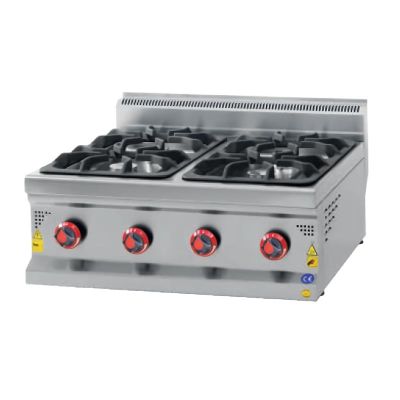 Karacasan 600 Seri 4 Gözlü Ocak, Gazlı - 1