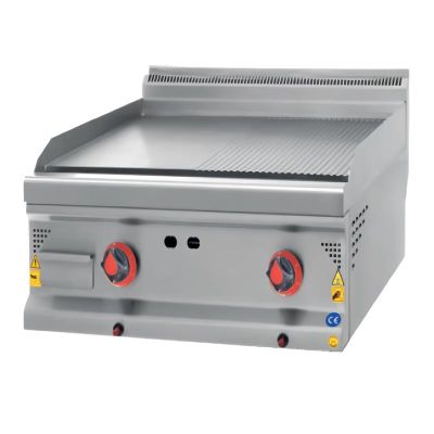 Karacasan 600 Seri Yarı Oluklu Izgara, 60x60x30 cm, LPG'li - 1