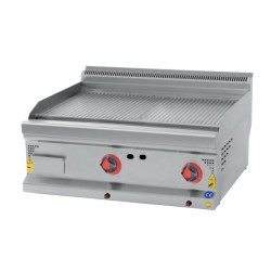 Karacasan 600 Series Ribbed Plate Grill, Gas - Karacasan