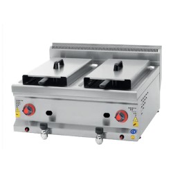 Karacasan 600 Series Set Top Fryer, Double Bowl, Electric - Karacasan