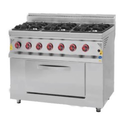 Karacasan 700 Seri Fırınlı Ocak, Kuzine, 1200x700x850 mm, Gazlı - Karacasan