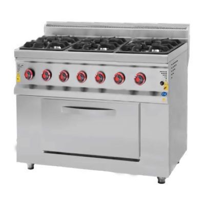 Karacasan 700 Seri Fırınlı Ocak, Kuzine, 1200x700x850 mm, Gazlı - 1