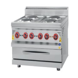 Karacasan 700 Seri Fırınlı Ocak, Kuzine, 800x700x850 mm, Elektrikli - Karacasan