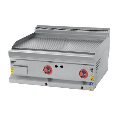 Karacasan 700 Seri Nervürlü Pleyt Izgara, 800x700x300 mm, Elektrikli - 1
