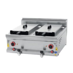 Karacasan 700 Series Fryer, Double Hopper, Electric - Karacasan