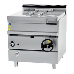 Karacasan 900 Seri Devrilir Tava, 800x900x850 mm, Gazlı - Karacasan