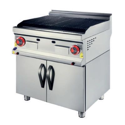 Karacasan 900 Seri Dolaplı Döküm Lavataş Izgara, 800x900x850 mm, Gazlı - 1