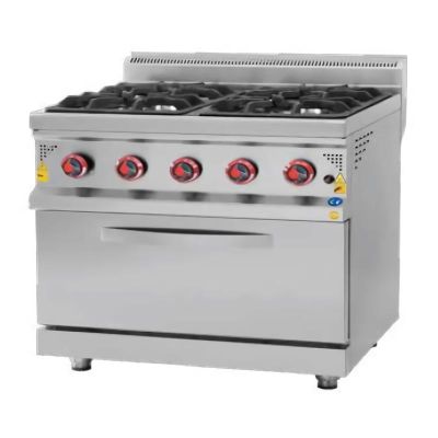 Karacasan 900 Seri Fırınlı Ocak, Kuzine, 800x900x850 mm, Gazlı - 1