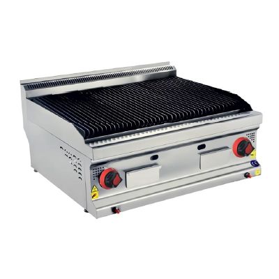 Karacasan 900 Seri Sulu Döküm Izgara, 80x90x30 cm, Gazlı - 1