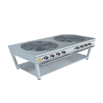 Karacasan 900 Seri Taban Raflı Künefe ve Börek Ocağı, 140x70x85 cm, Doğalgazlı - 1