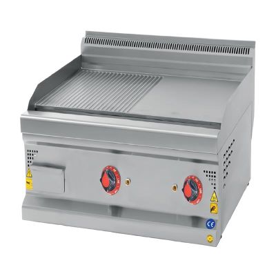 Karacasan 900 Seri Yarı Oluklu Izgara, 80x90x30 cm, Elektrikli - 1