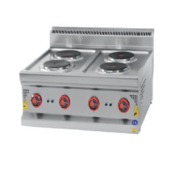 Karacasan 900 Series 4 Burner Cooker, 80x90x30 cm, Electric - Karacasan