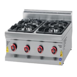 Karacasan 900 Series 4 Burner Cooker, 80x90x30 cm, Gas - Karacasan